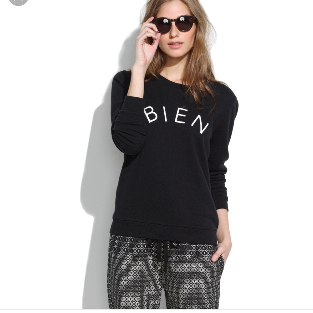 Madewell black Bien Fait sweatshirt